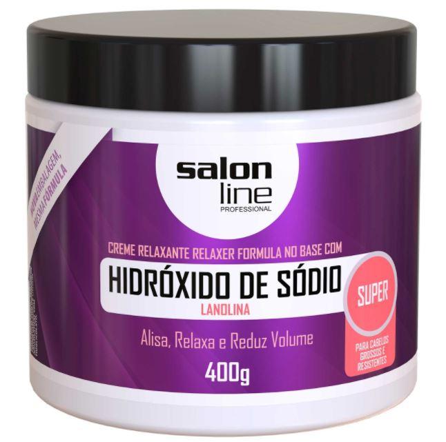 Other Brazilian Keratin Treatment Lanolin Sodium Hydroxide Super Straightening Relaxing Cream 400g - Salon Line