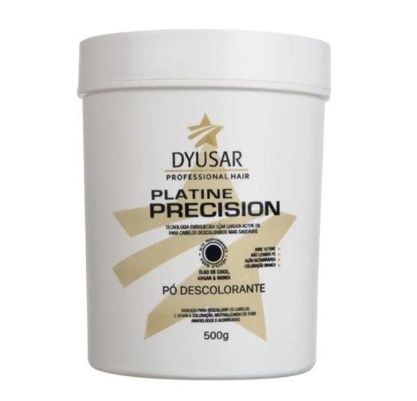 Other Brazilian Keratin Treatment Platine Precision Blue Discoloration 10 Tones Bleaching Powder 500g - Dyusar
