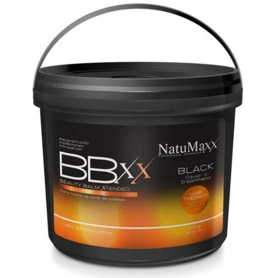 Other Brazilian Keratin Treatment Reconstruction Beauty Xtended Black Caviar D-Panthenol Balm BBXX 2Kg - Natumaxx