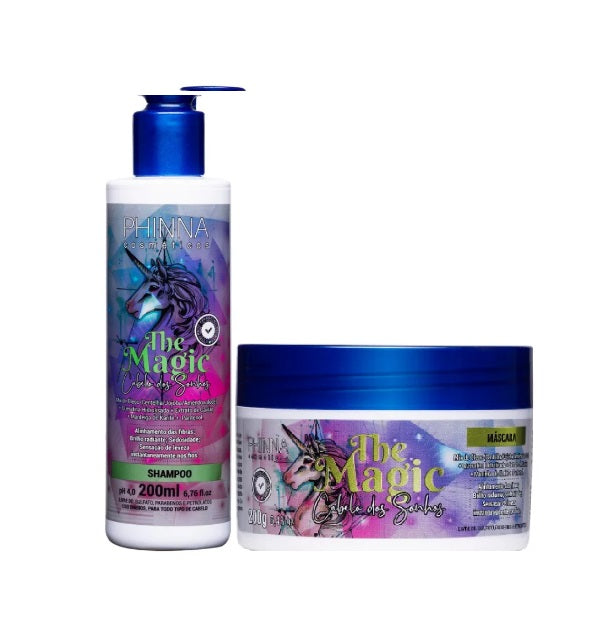 Phinna Hair Care The Magic Dream Hair Volume Reduction Effect Frizz Control Softness Treatment Kit 2x200 - Phinna