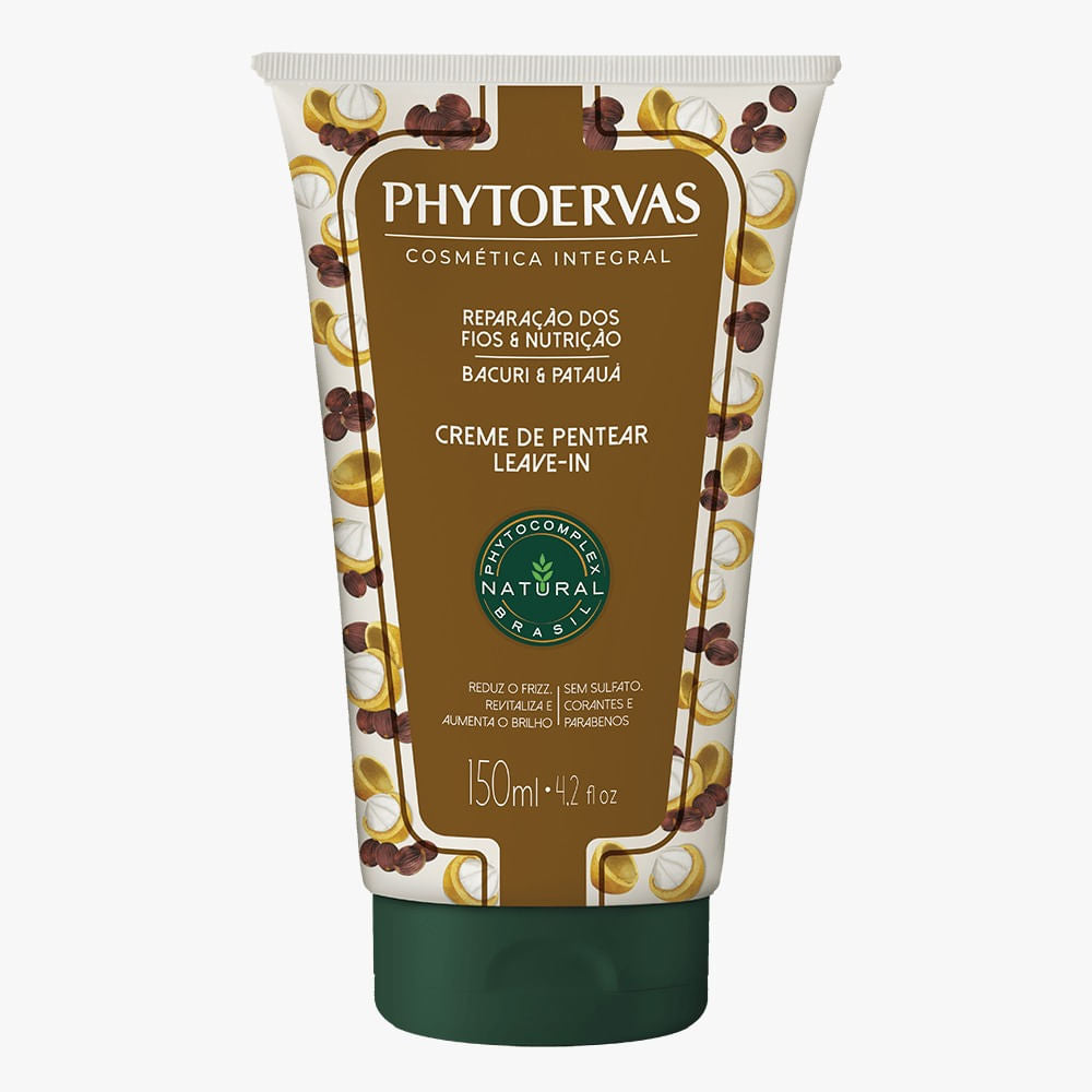 Phytoervas Hair Styling Products Phytoervas Cream of Comb Repair of Wires and Nutrition Bacuri and Patauá 150ml