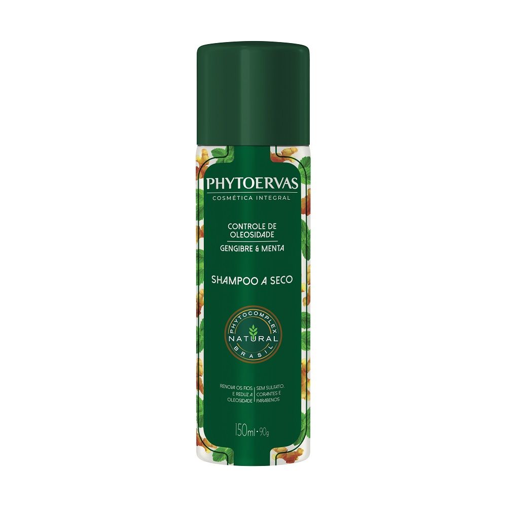 Phytoervas Shampoo Phytoervas Dry Shampoo Gengibre Oil Control and Mint 150ml