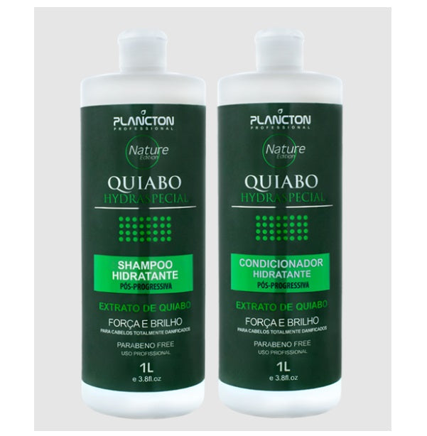 Plancton Professional Home Care Quiabo Okra Post Progressive Treatment Hydra 2x1L - Plancton Professional