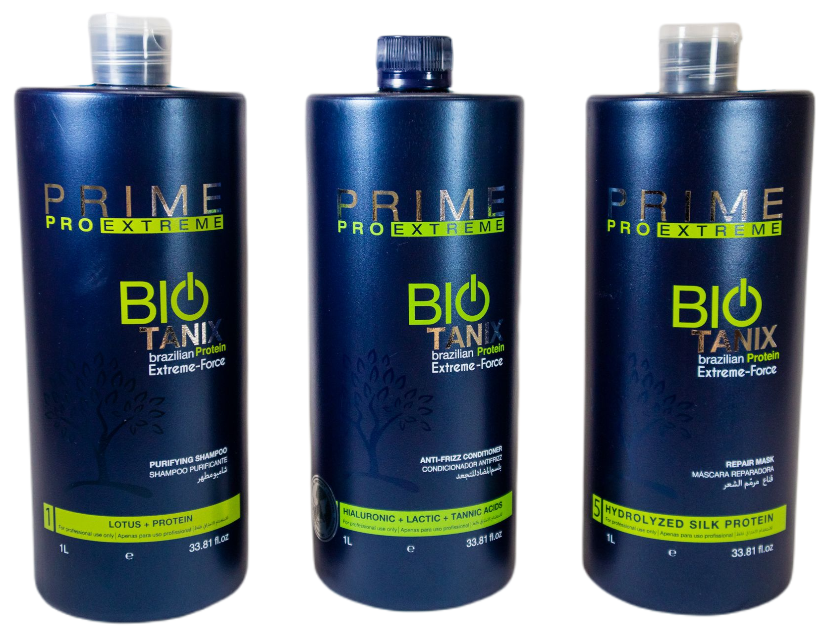 Prime Pro Extreme Brazilian Keratin Treatment Bio Tanix Extreme Hair Protein Treatment Kit 3 x 1Lt - Prime Pro