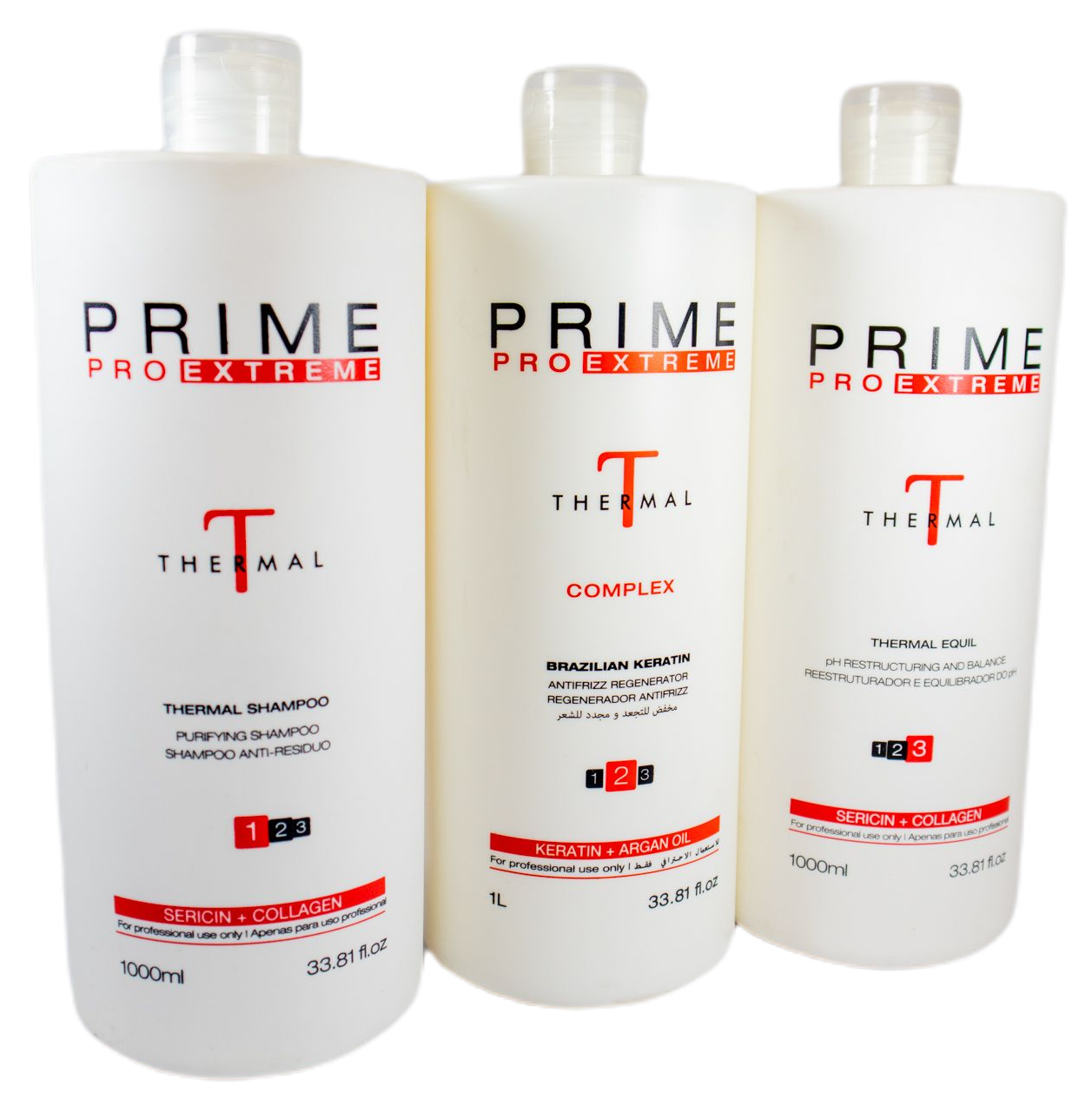 Prime Pro Extreme Kit Professional Thermal Complex Hair Treatment  3x1 - Prime Pro