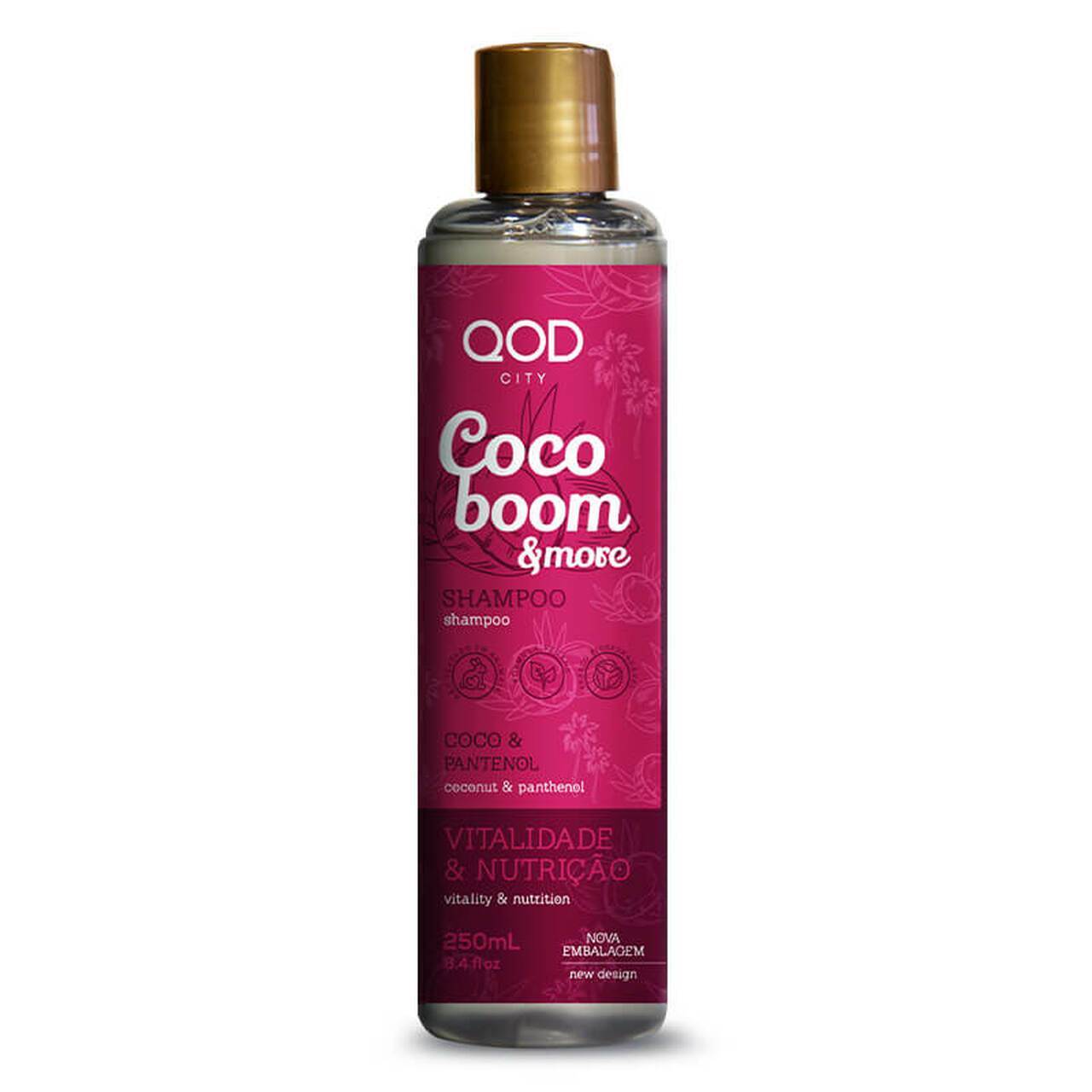 QOD Hair Care Coco Boom & More Shampoo 250ML - QOD