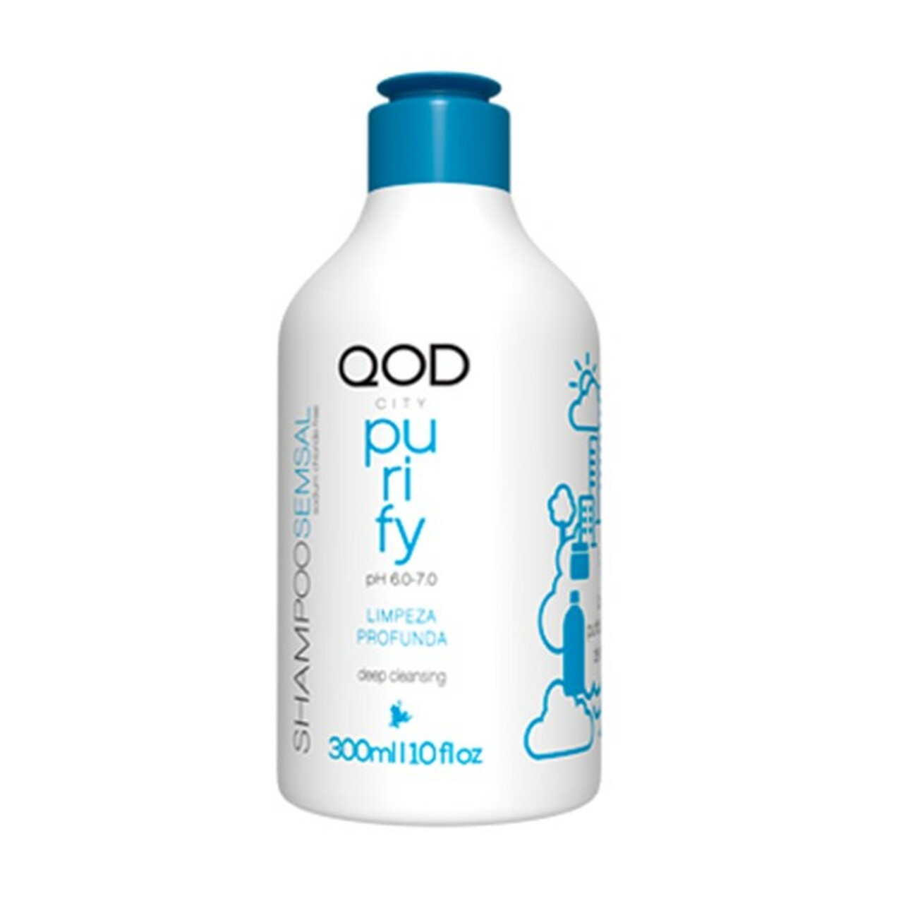 QOD Hair Care QOD City Purify Shampoo - Deep Cleansing 300ML - QOD
