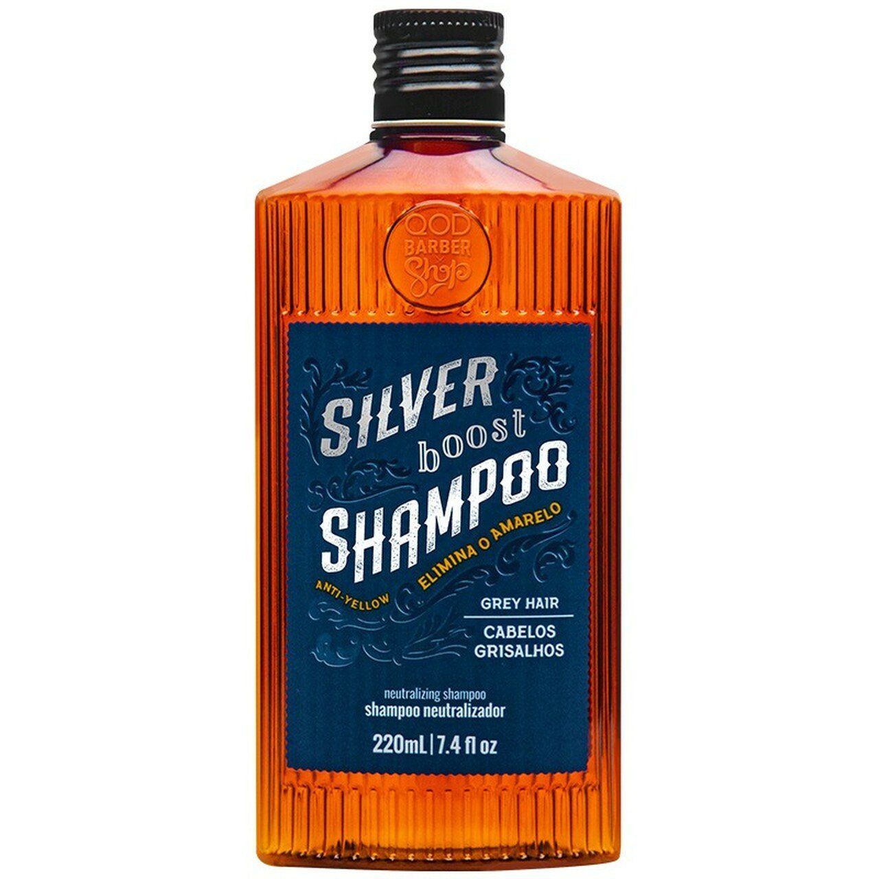 QOD Shaving & Grooming QOD Barber Shop Silver Boost Shampoo 220ML - QOD
