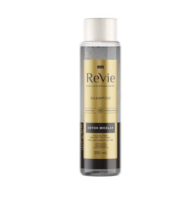 Revie Shampoo Detox Micellar Shampoo Oil Control Dry Hair Purifying Treatment 350ml - Revie