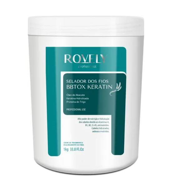 Rovely Brazilian Keratin Treatment Hair Sealing Wheat Protein Keratin Avocado Reconstruction BBtox 1Kg - Rovely