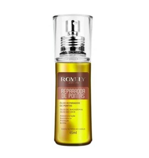 Rovely Brazilian Keratin Treatment Tips Repairer Reconstruction Resistance Shine Protect Finisher Oil 45ml - Rovely