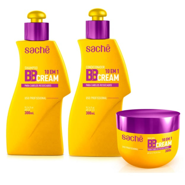 Sachê Hair Care Kits BB Cream Dry Hair Maintenance Home Care 10 in 1 Treatment Kit 3x300 - Sachê