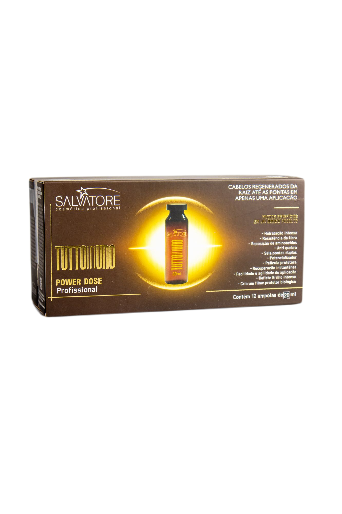 Salvatore Brazilian Keratin Treatment Restructuring Ampoule Tutto In One Power Dose 12x20ml - Salvatore