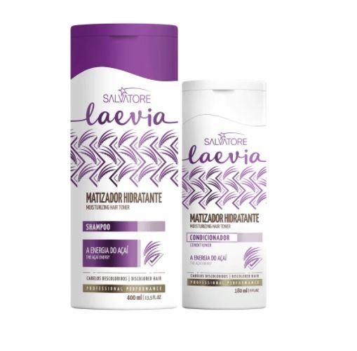 Salvatore Home Care Blond Discolored Hair Tinting Hydration Laevia Shampoo Conditioner - Salvatore