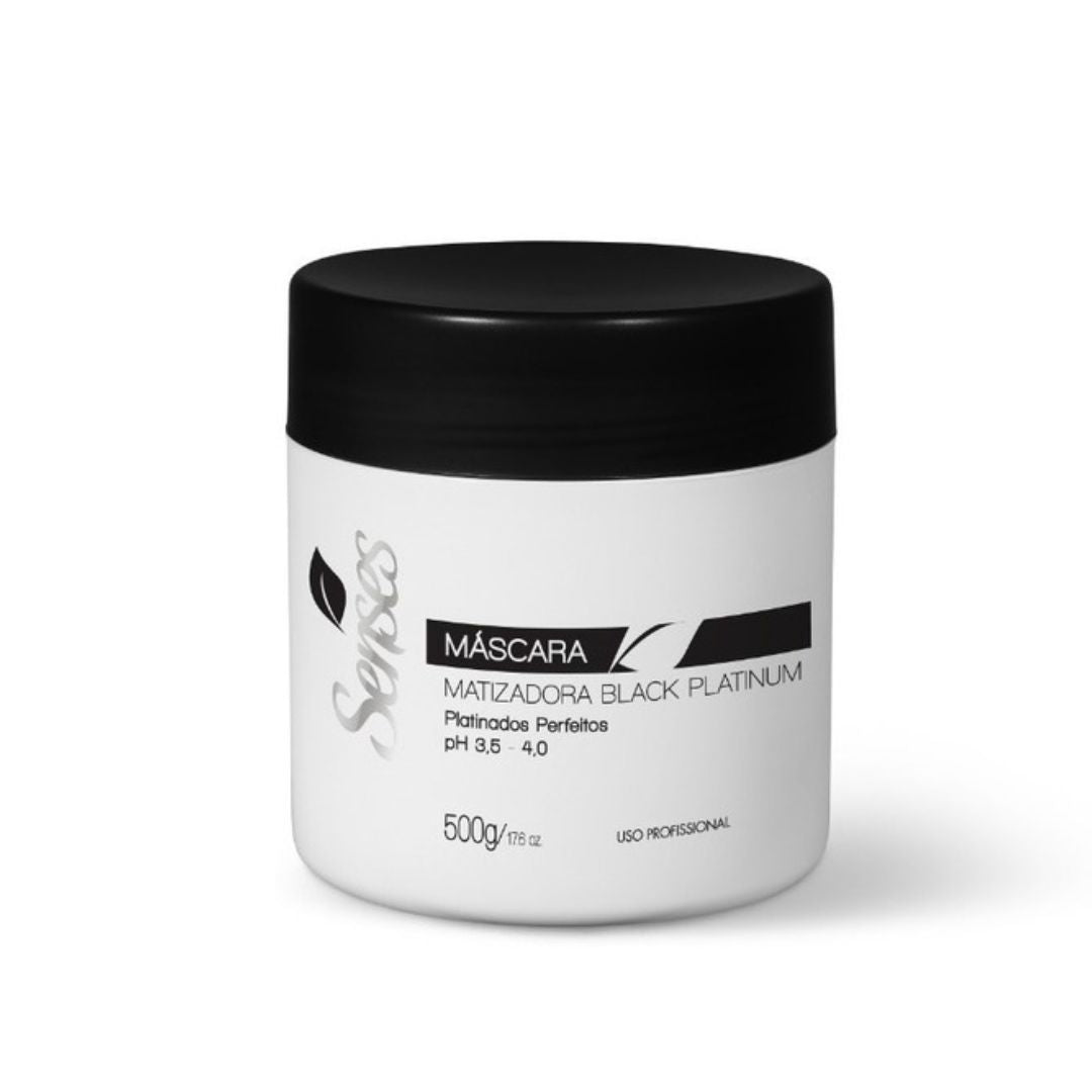 Senses Black Platinum Tinting Blond Gray Color Maintenance Sunscreen Mask 500g - Senses