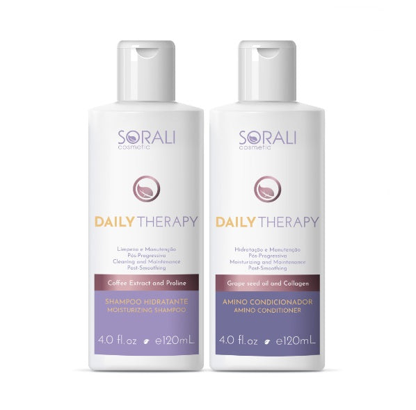 Daily Therapy Home Care Dry Hair Moisturizing Treatment Kit 2x120ml - Sorali