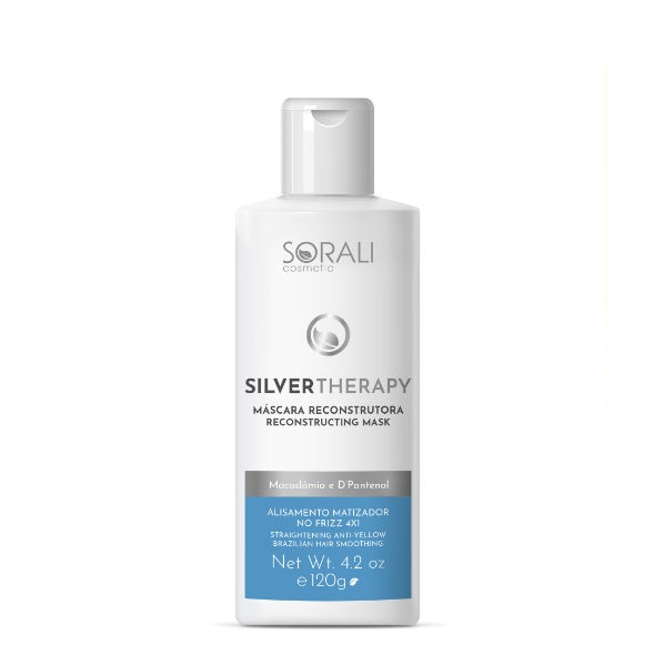 Sorali - No Frizz Silver Therapy Brazilian Keratin Straightening Anti-yellow - 120ml / 4 fl oz