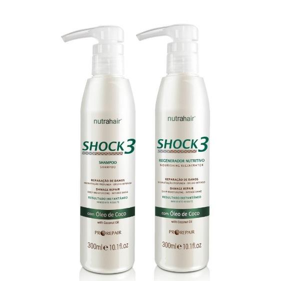 The Keratin Store Shampoo Conditioner Shock3 Coconut - NutraHair