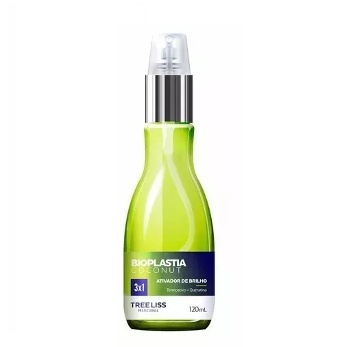 Tree Liss Brazilian Keratin Treatment Bioplasty Coconut 3 in 1 Shine Activator Spray 120 ml - Tree Liss