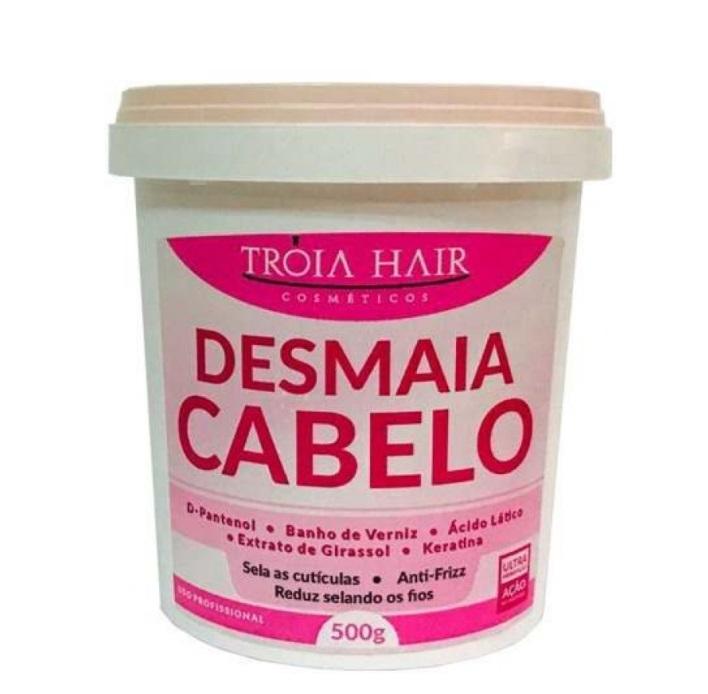 Troia Hair Hair Mask Crystal Bath Desmaia Cabelo Anti Frizz Sealing Reducer Mask 500g - Troia Hair