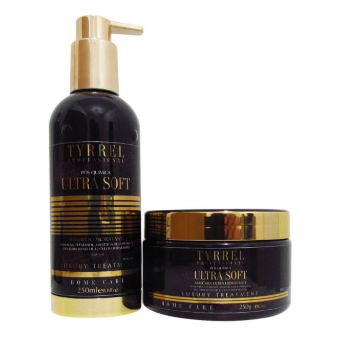 Tyrrel Brazilian Keratin Treatment Ultra Soft Moisturizing Hydration Pos Chemistry Luxury Care Kit 2x250 - Tyrrel