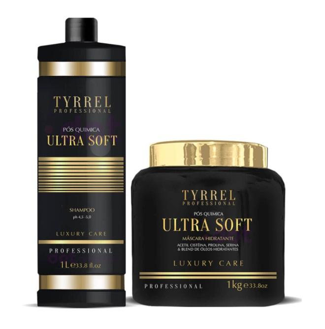 Tyrrel Brazilian Keratin Treatment Ultra Soft Moisturizing Hydration Pos Chemistry Luxury Hair Care Kit 2x1 - Tyrrel