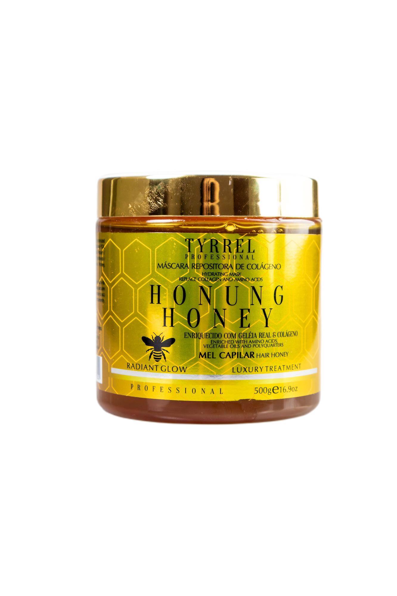 Tyrrel Hair Mask Luxury Treatment Honung Honey Royal Jelly Collagen Repository Mask 500g - Tyrrel