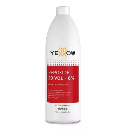 Yellow Brazilian Keratin Treatment Color Activator Line Discoloration Hydrogen Peridoxe OX 20 Vol. 6% 1L - Yellow