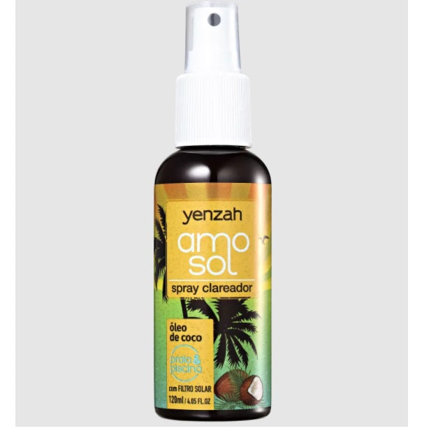 Yenzah Hair Care Amo Sol Coconut Solar Protection Hair Lightning Post Sun Spray 120ml - Yenzah