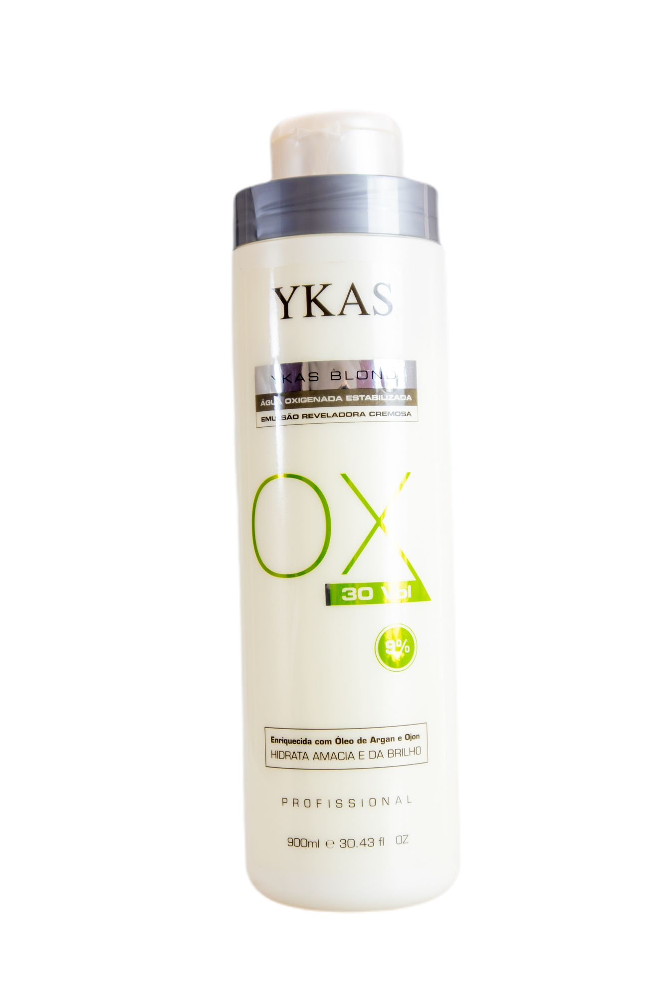 Ykas Brazilian Hair Treatment Professional Blond Oxidizing Emulsion Hair Treatment OX 30 9% 900ml - Ykas