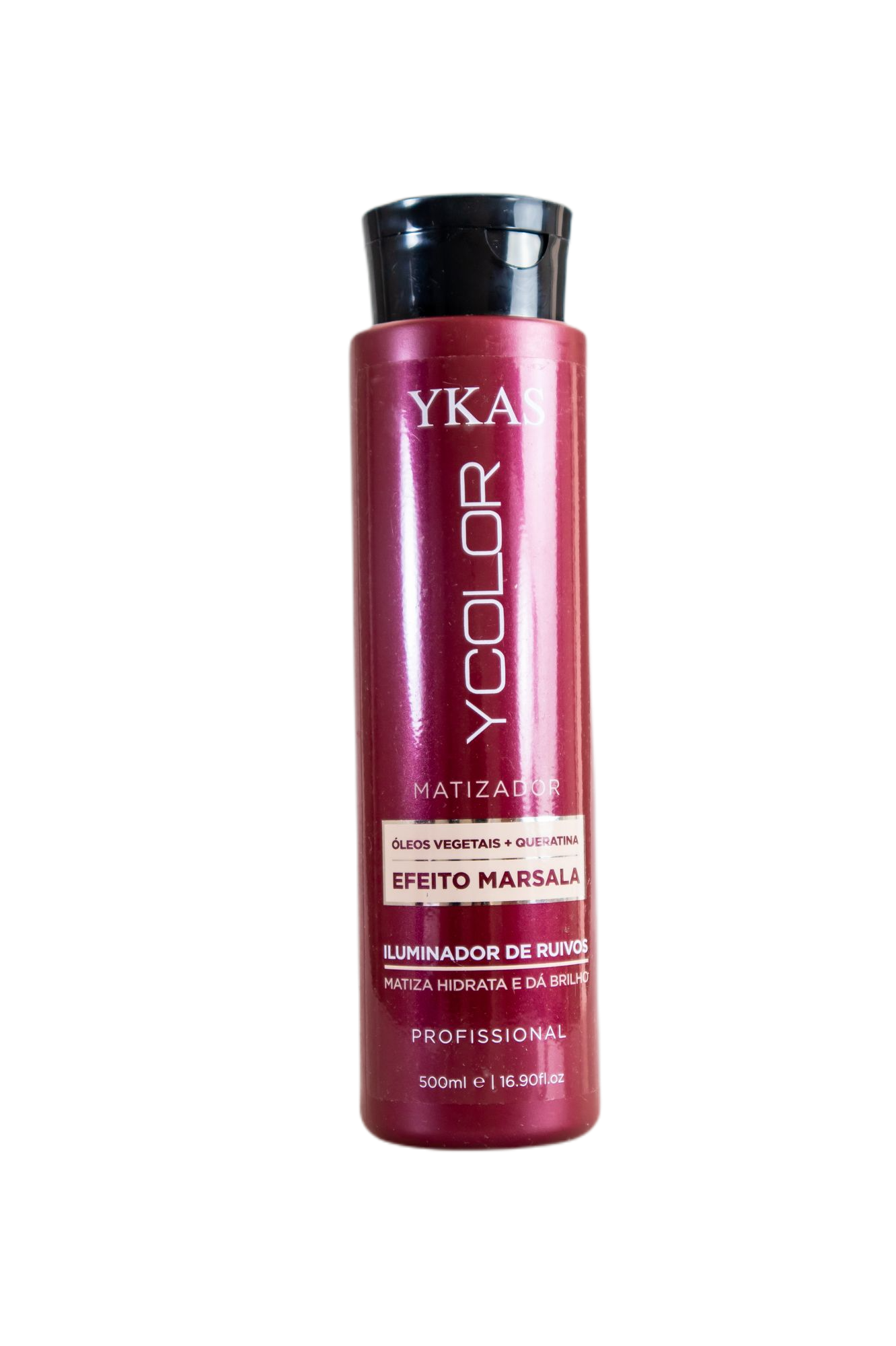 Ykas Brazilian Keratin Treatment Ycolor Tinting Marsala Effect Illuminator Keratin Vegetable Oil 500ml - Ykas