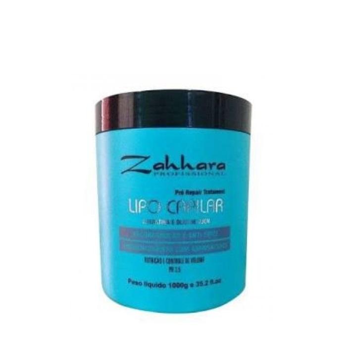 Zahhara Hair Mask Capillary Lipo Pro Repair Treatment Anti Frizz Reconstruction Mask 1Kg - Zahhara