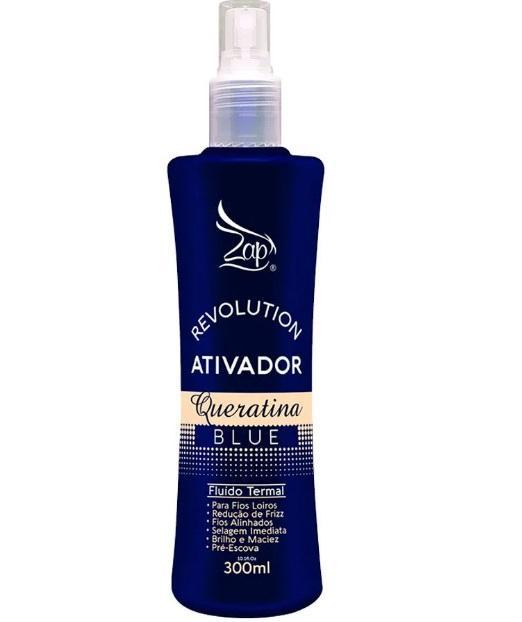 Zap Cosmetics Brazilian Keratin Treatment Professional Blue Keratin Activator Sealing for Blondes 300ml - Zap Cosmetics